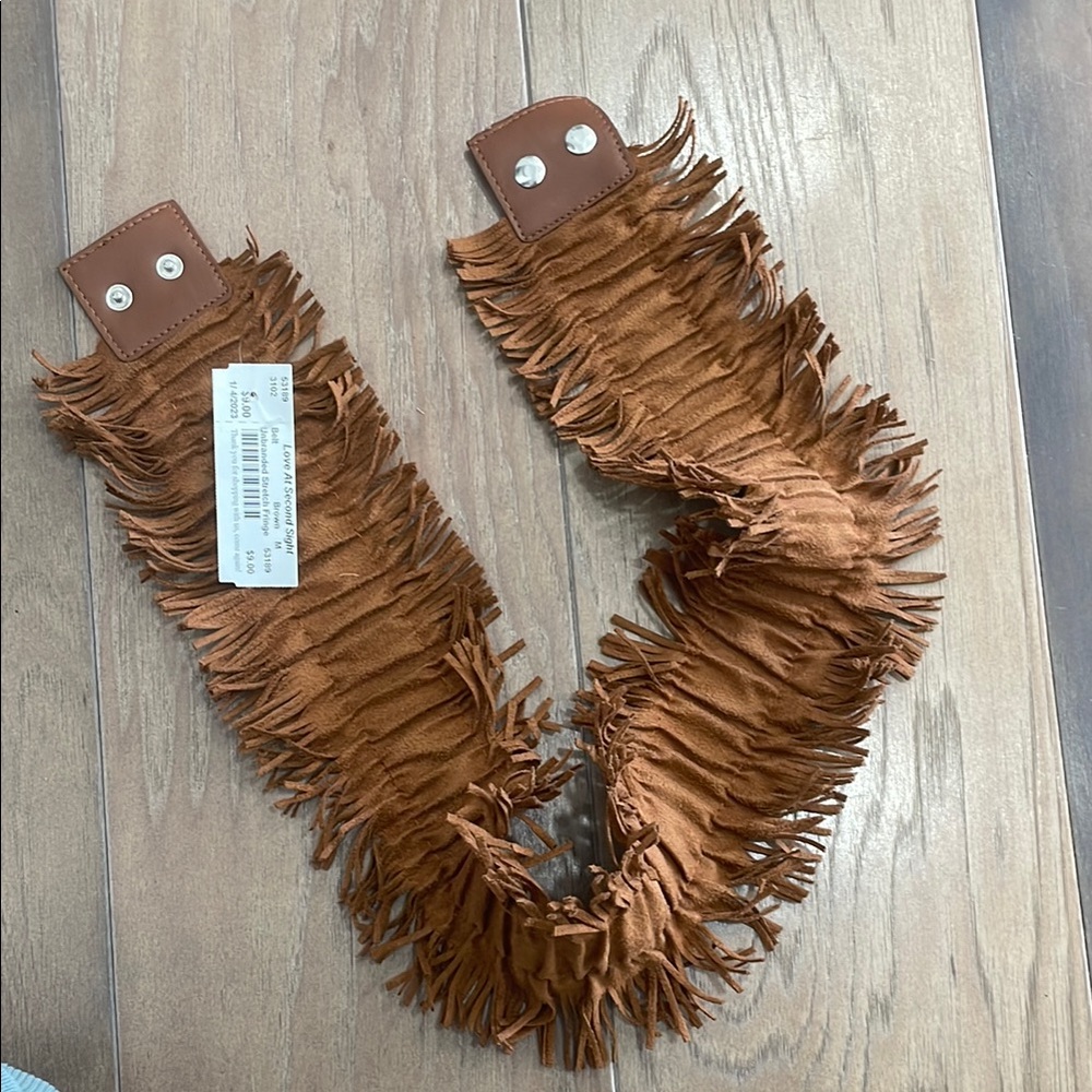 Fringed Brown Belt